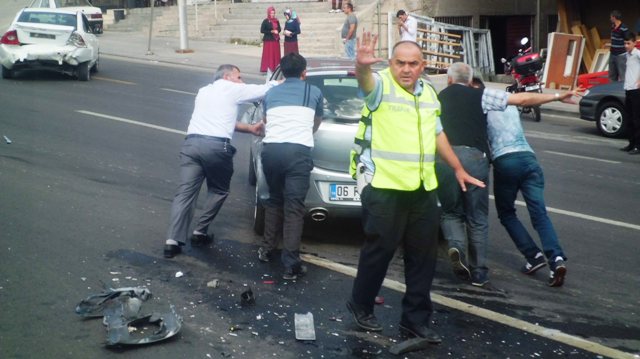 Pursaklar da Trafik Kazası